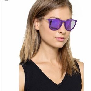 Purple velvet ray-bans
